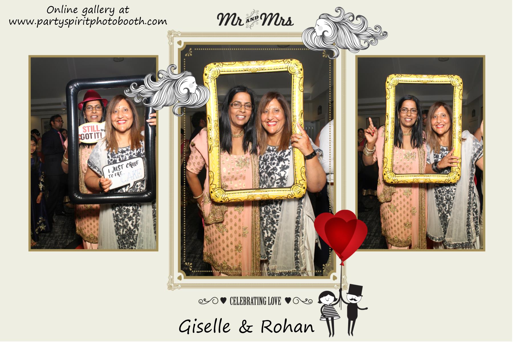 Giselle and Rohan's Wedding | View more photos from the event at gallery.partyspiritphotobooth.com/u/PartySpiritPhotoBooth/Giselle-and-Rohans-Wedding